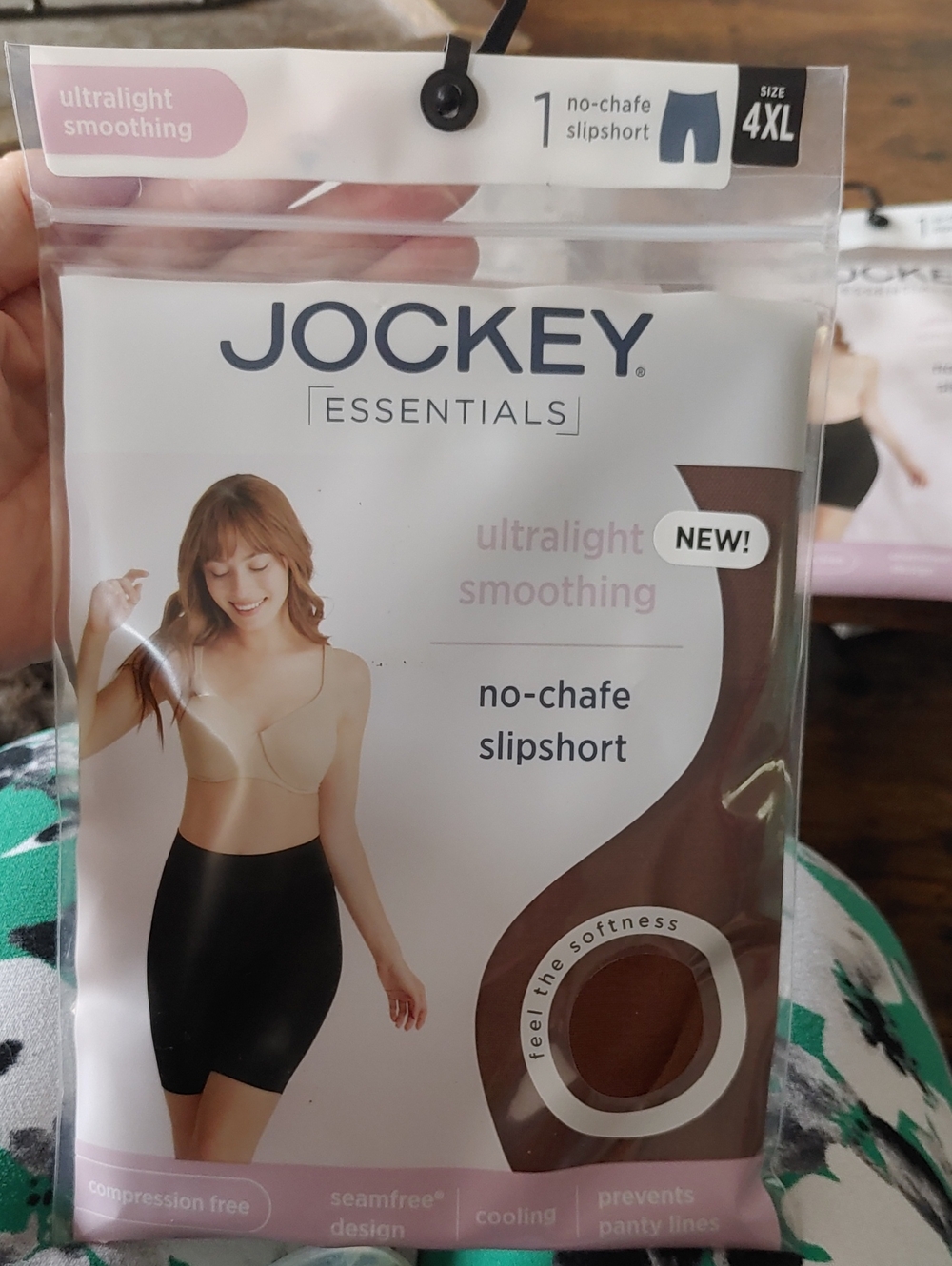 NWT Jockey Brown Multiple sizes Ultralight Smoothing No Chafe Slipshort Smoother